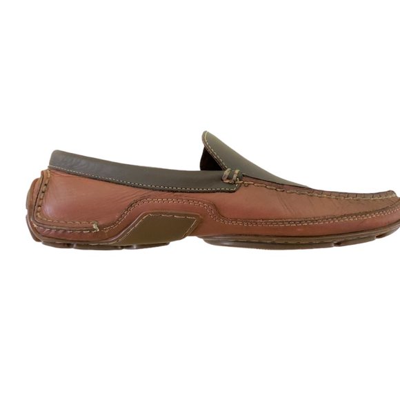 ROCKPORT Men\'s Washable Dark & Medium Brown Slip On Driving Loafer Size 10 M main image 5
